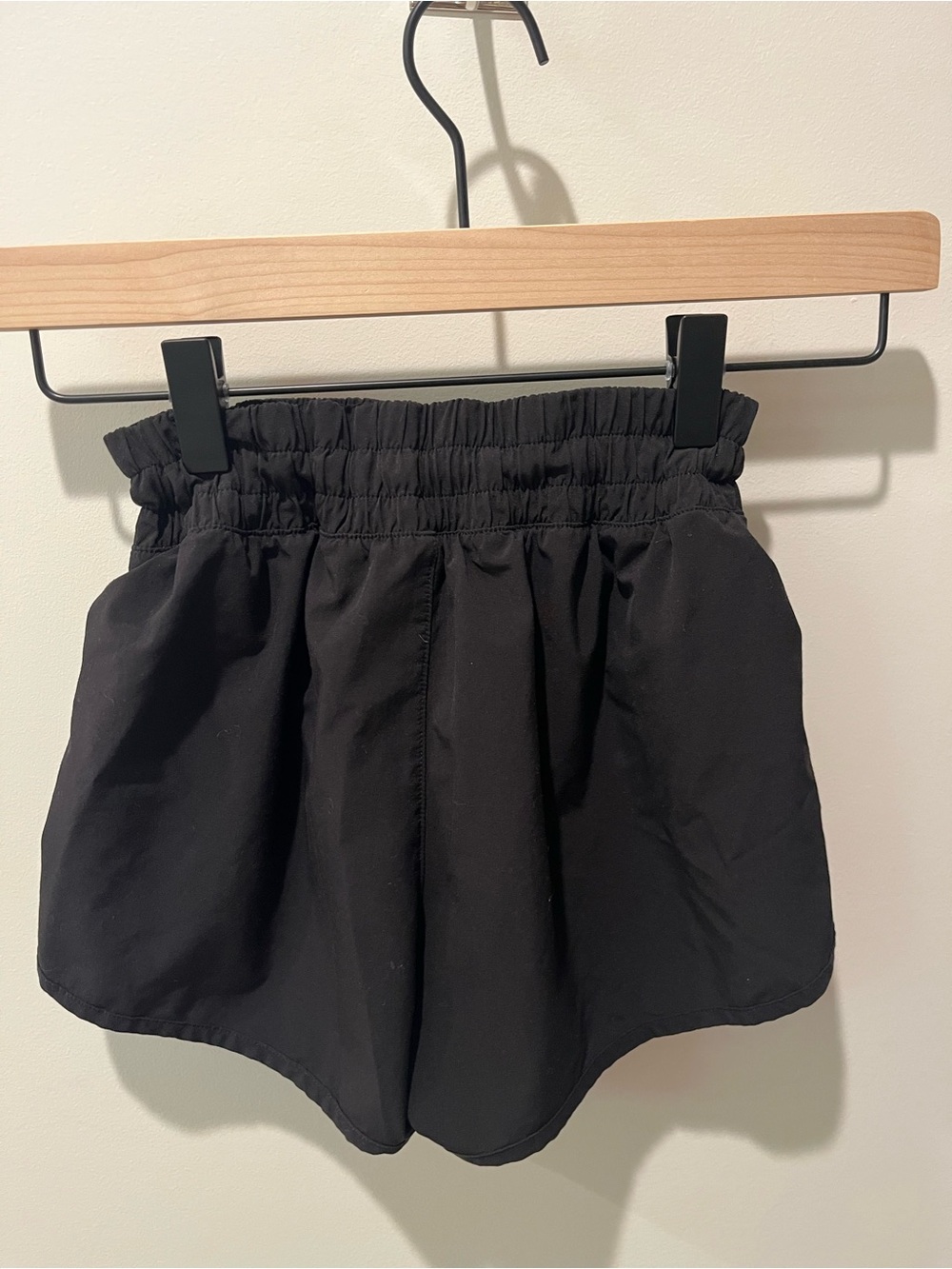 Athleta Black Elastic-Waist Girls' Shorts